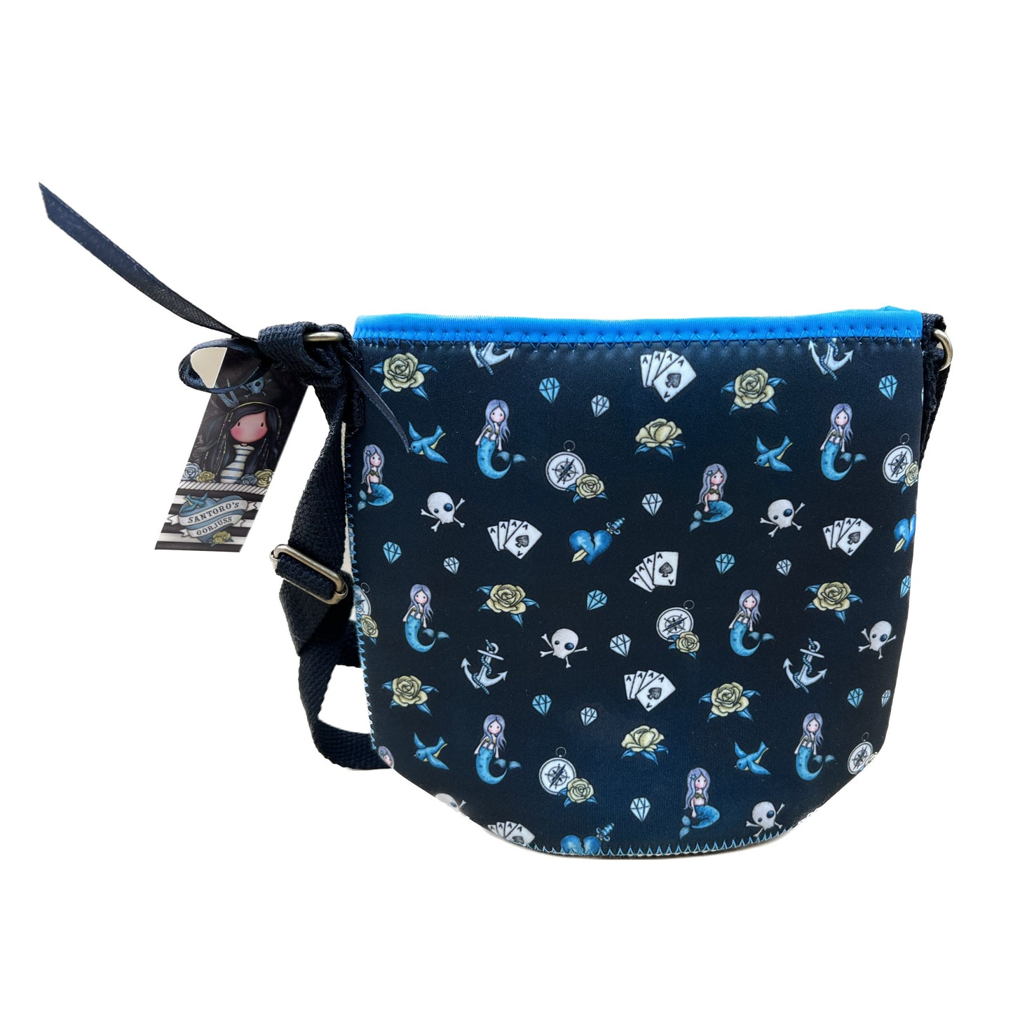 Borsetta in neoprene Santoro Gorjuss - BLACK PEARL