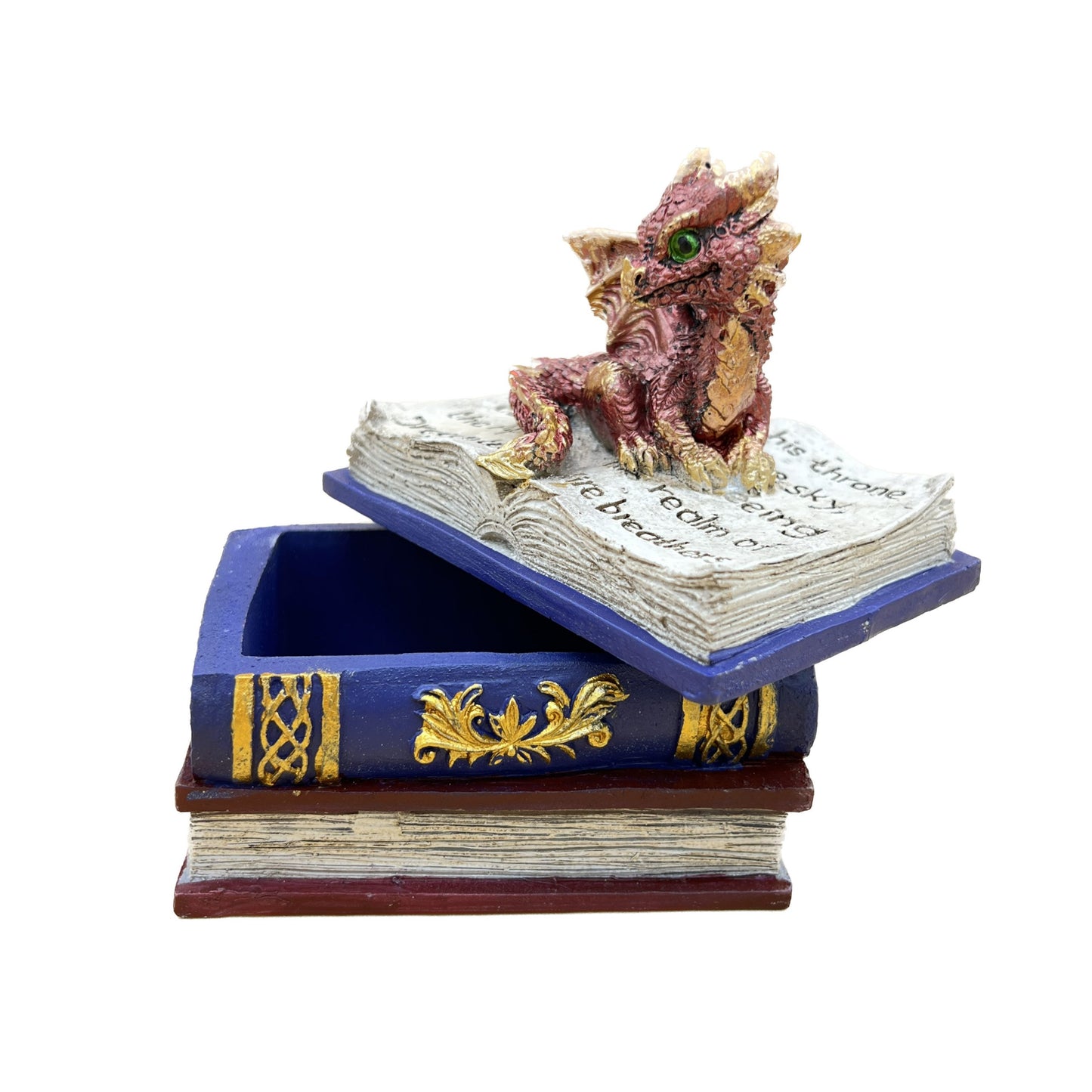 Scatolina draghetto con libri