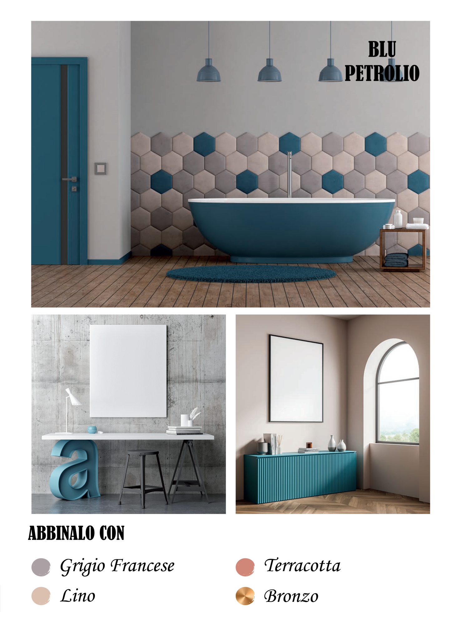 Novecento paint - BLU PETROLIO