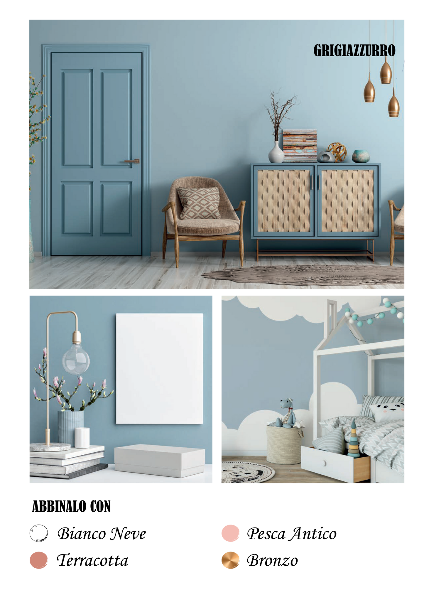 Novecento paint - GRIGIAZZURRO