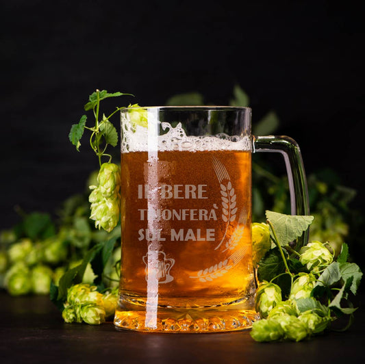 Il bere trionferà sul male - Boccale Birra