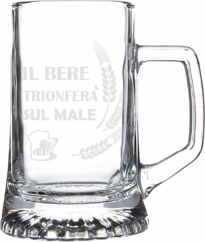 Il bere trionferà sul male - Boccale Birra