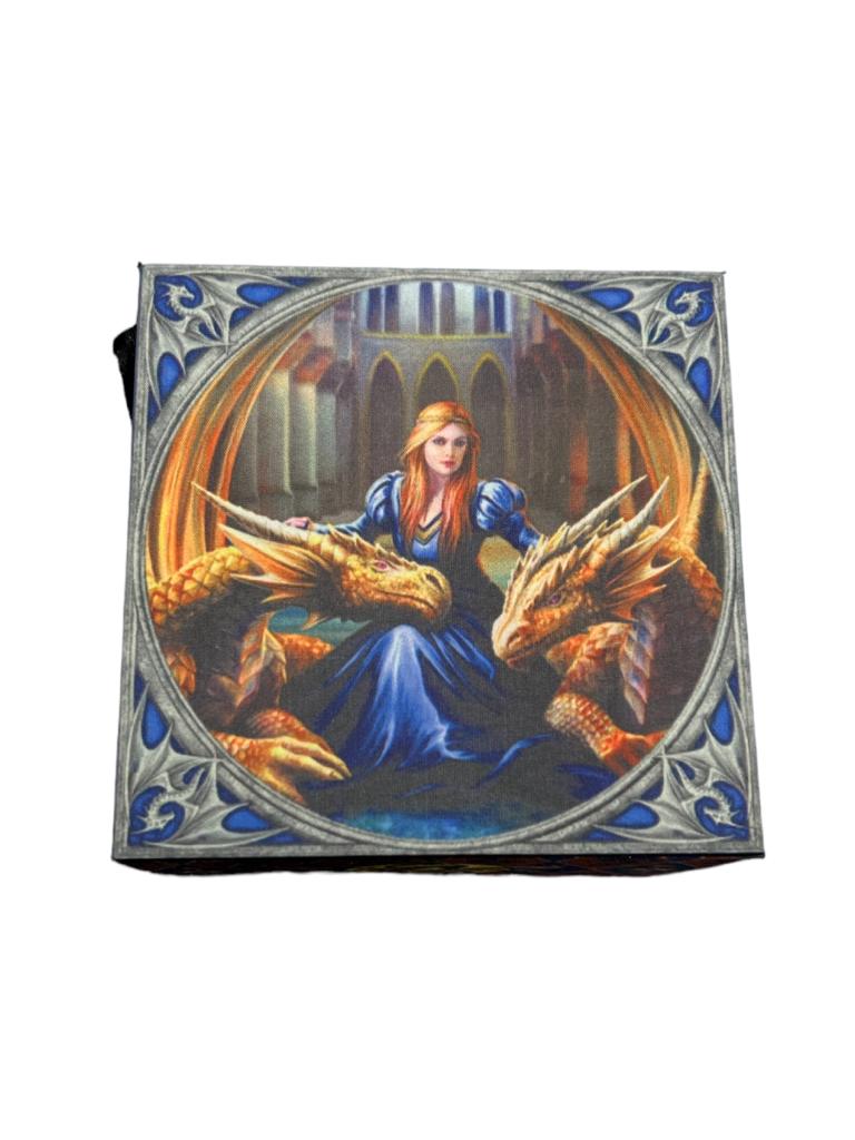 Scatola portagioie - Fata blu
