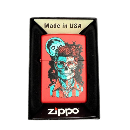 ZIPPO ZOMBIE SKULL DESIGN
