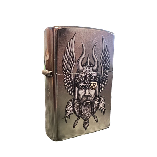 ZIPPO VIKING WARRIOR DESIGN