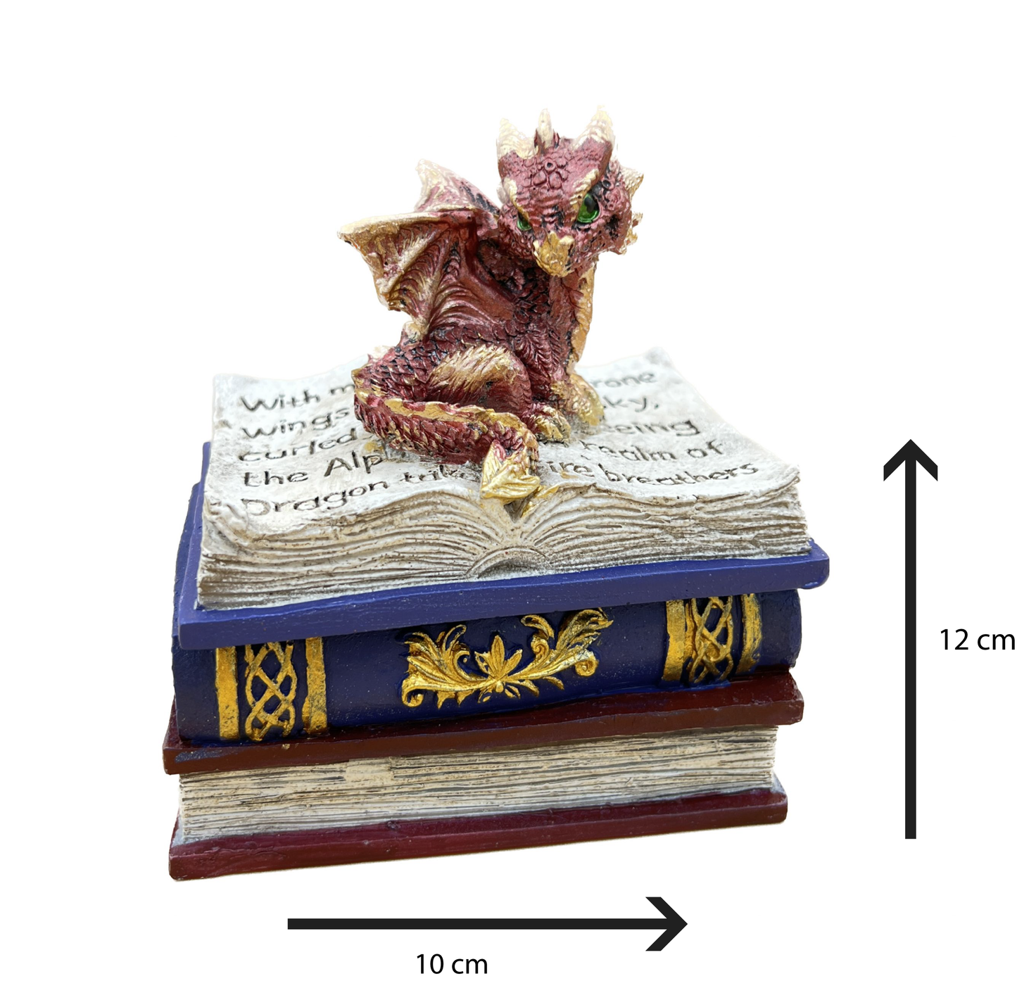 Scatolina draghetto con libri