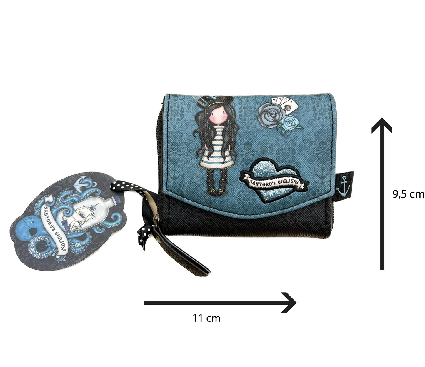 Portafoglio Santoro Gorjuss - BLACK PEARL