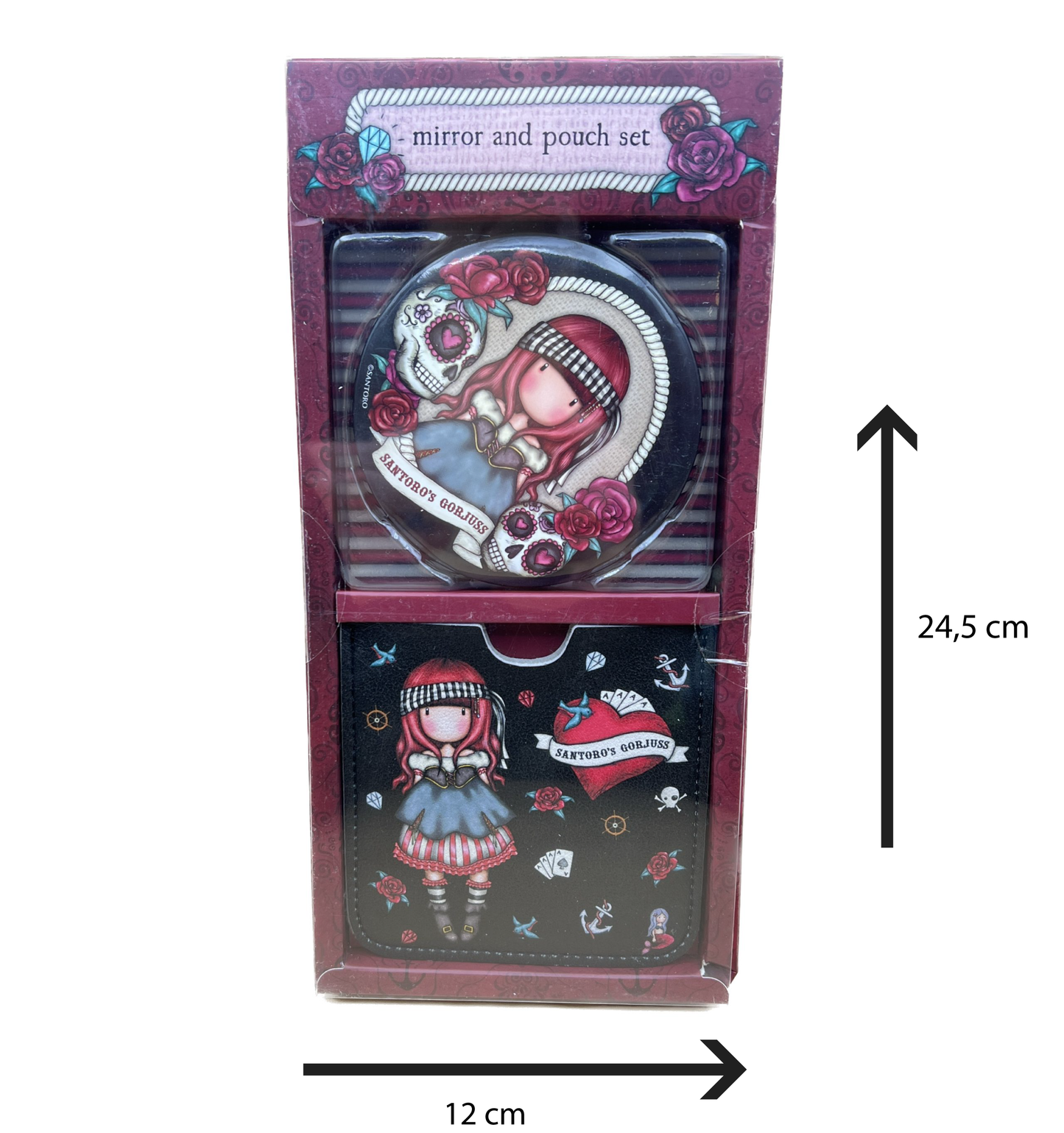 Set specchietto + custodia Santoro Gorjuss - MARY ROSE