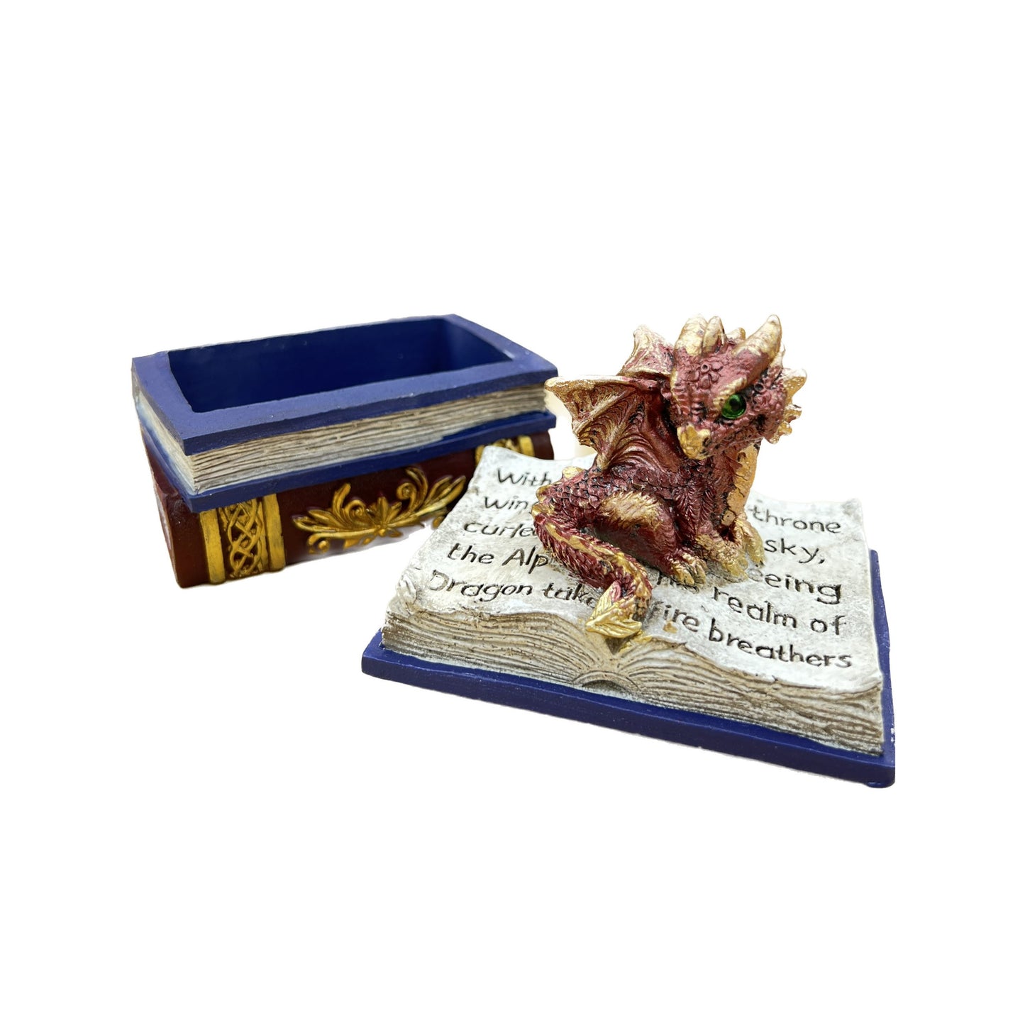 Scatolina draghetto con libri