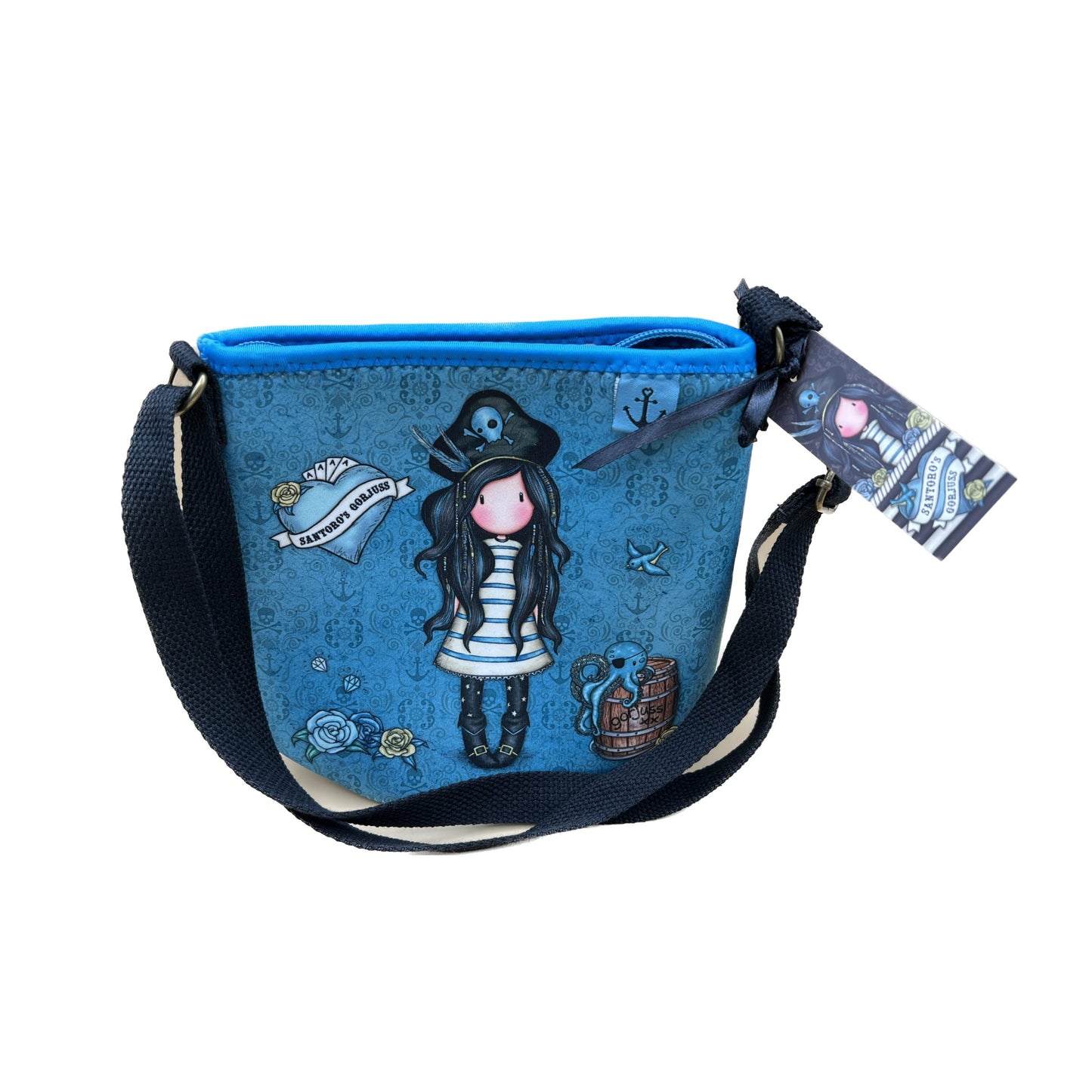 Borsetta in neoprene Santoro Gorjuss - BLACK PEARL