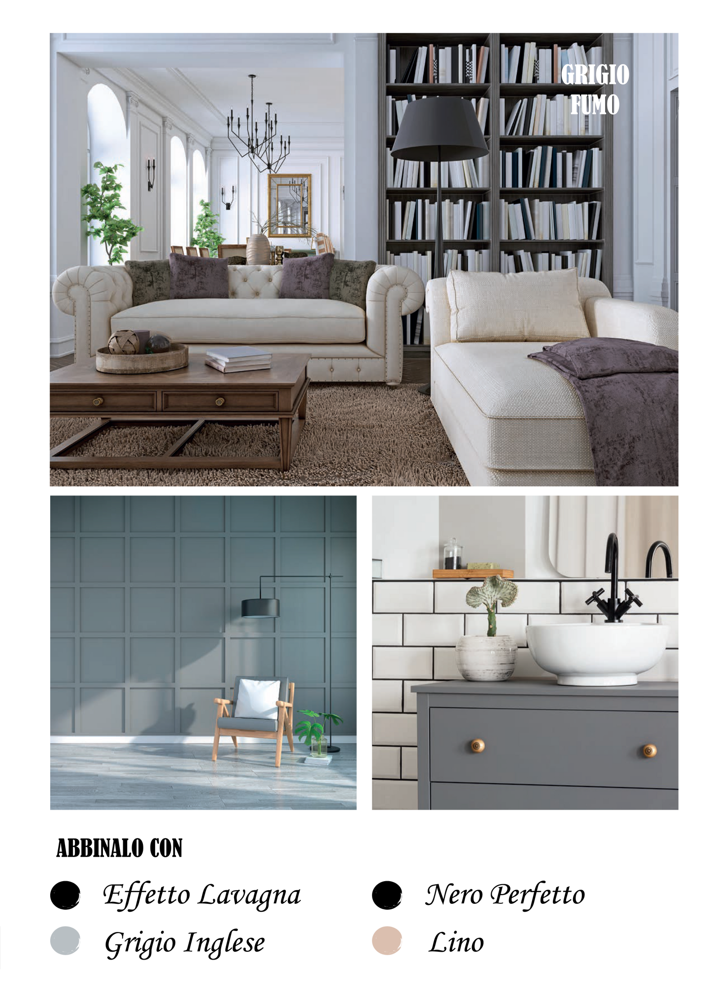 Novecento paint - GRIGIO FUMO