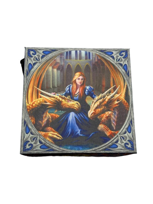 Scatola portagioie - Fata blu